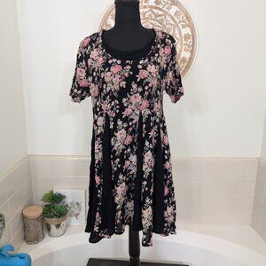 Vintage 90's American Angel Floral Babydoll Dress - Size Medium